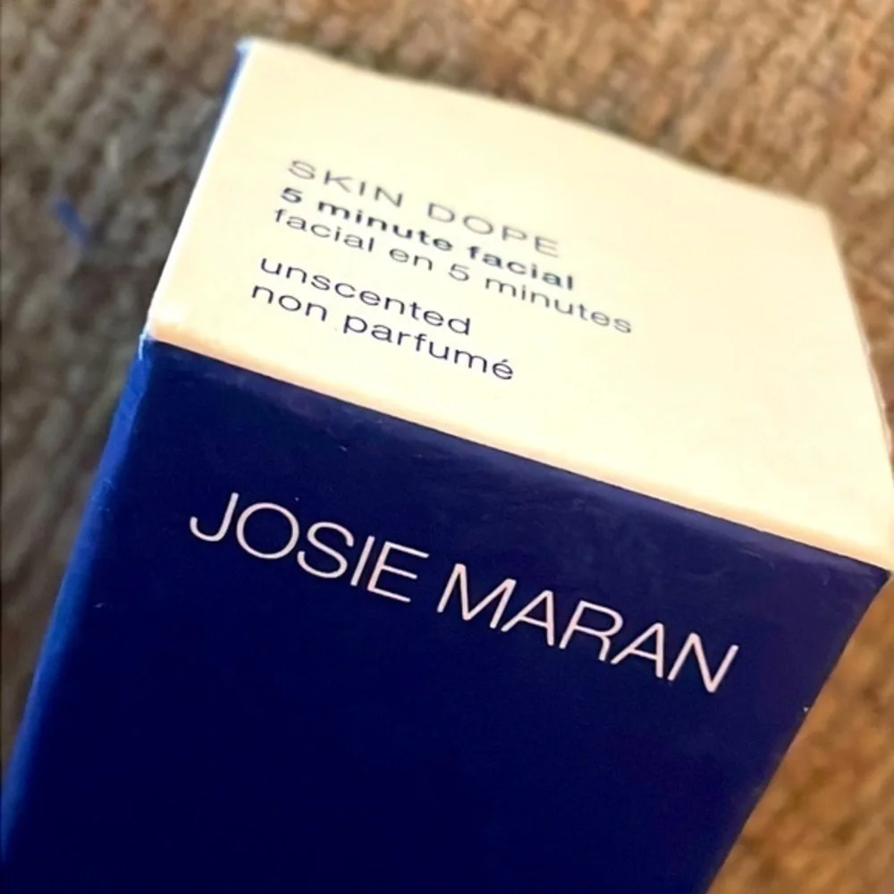 Josie Maran Skin Dope Unscented 5 Minute Facial Hemp Proteins + Fruit Enzymes